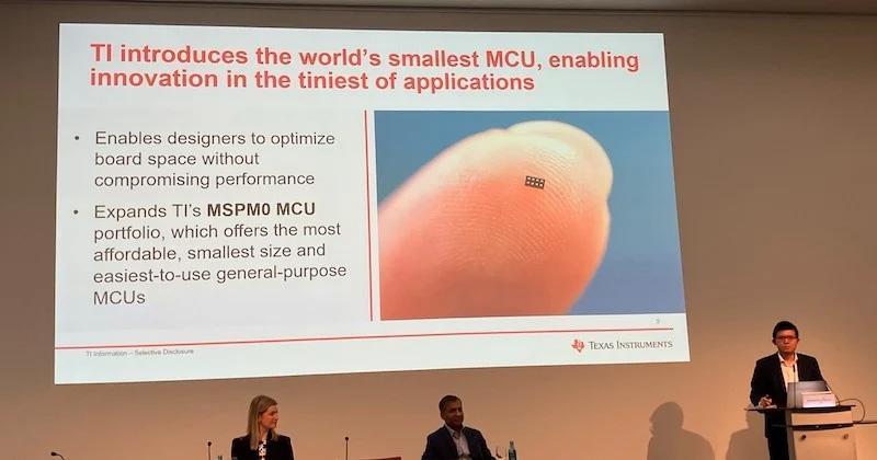Texas Instruments Debuts ‘World’s Smallest’ MCU at Embedded World